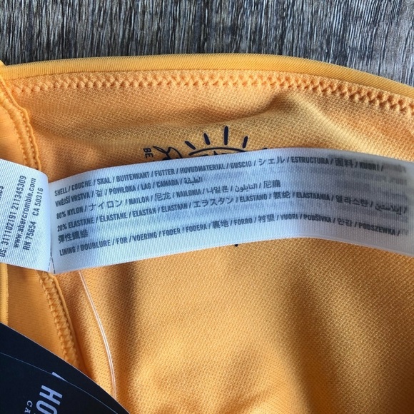 Hollister orange triangle bikini top SZ  XL NWT - Picture 5 of 6